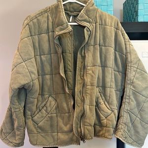 Free people quilted dolman  jacket
